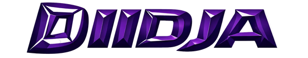 Purple 'DIIDJA' logo on a white background